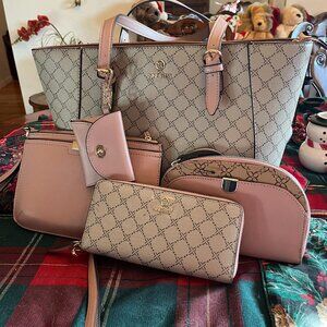 Nine West Tote and Matching Pouches and Wallet Set -  ALL BRAND NEW!!